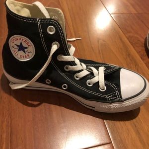 Black converse high tops